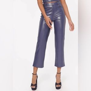 Cami NYC Hanie Vegan Leather Pants (Nightshadow) Size: 4